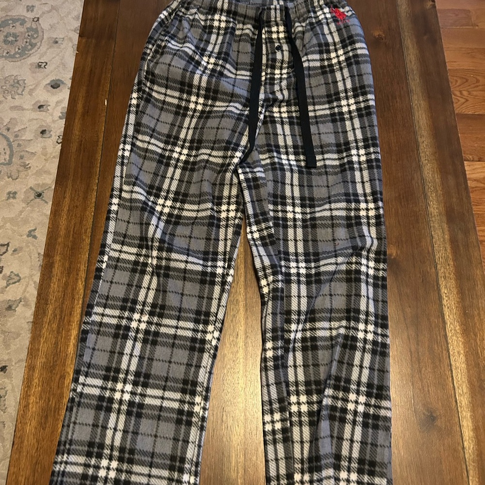 U.S. Polo Assn. Gray and Black Sweatpants for Casual Comfort